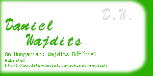 daniel wajdits business card